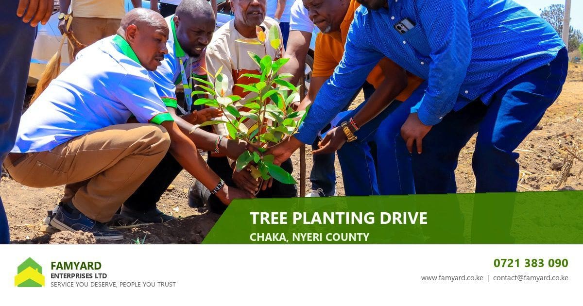 Famyard’s Tree Planting Drive at the Chaka Launch