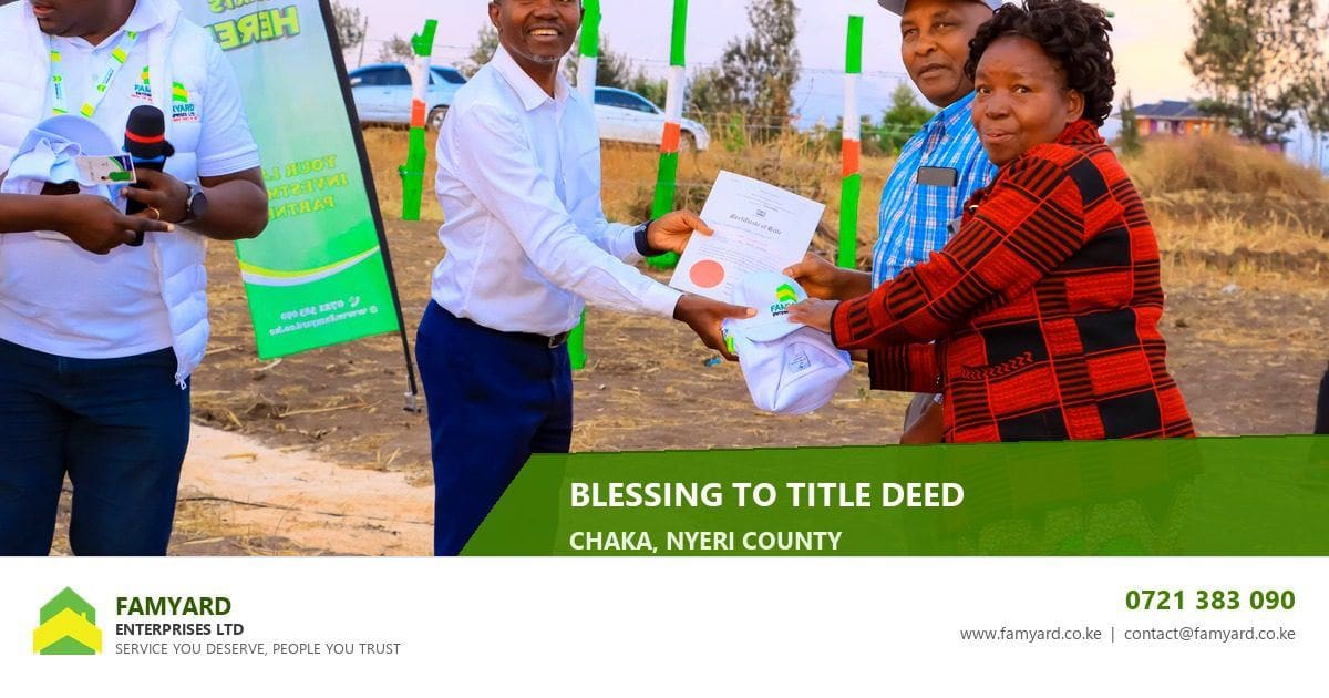 From Blessing to Title Deed: Faith and Ownership at the Chaka Launch