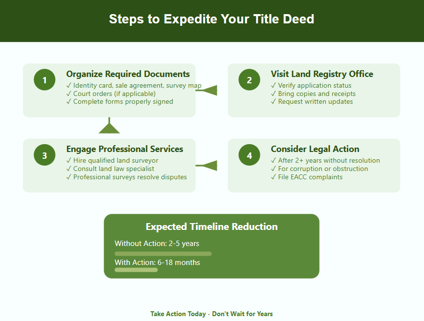 title deed delays